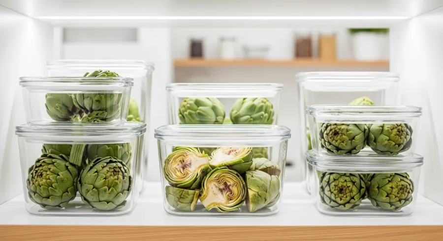 artichokes properly stored