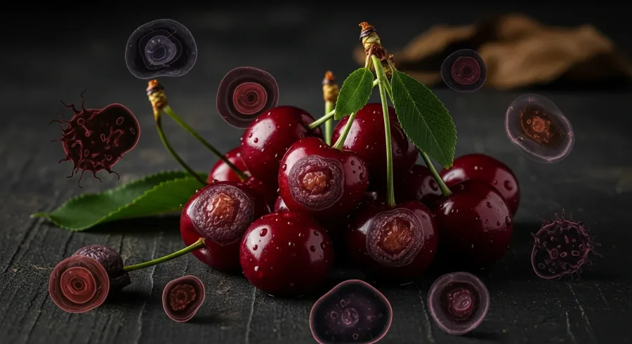 cherries — What Cyanide Does to Cells