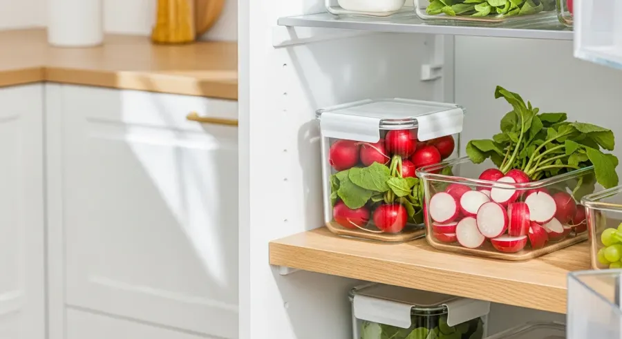 radishes properly stored