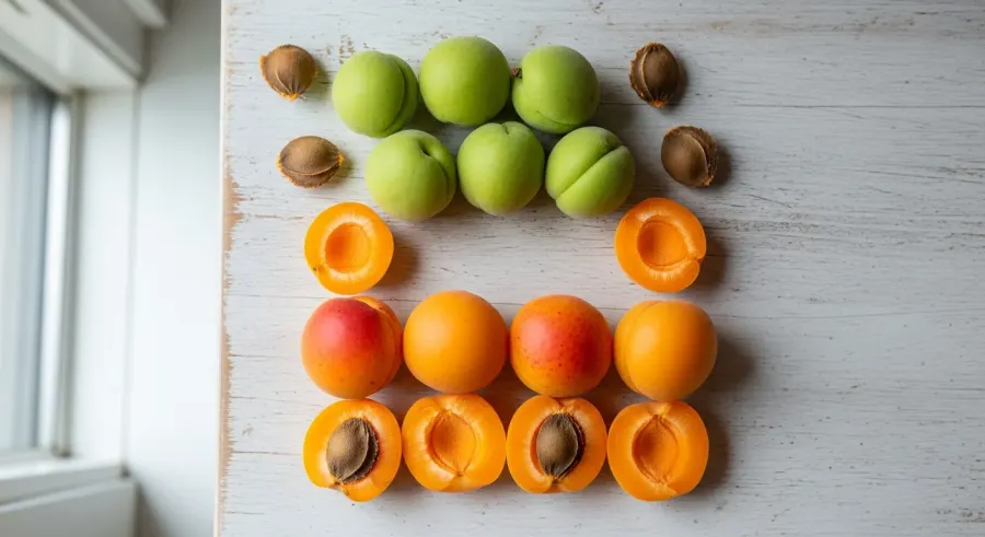 apricots — Leave unripe ones on the counter