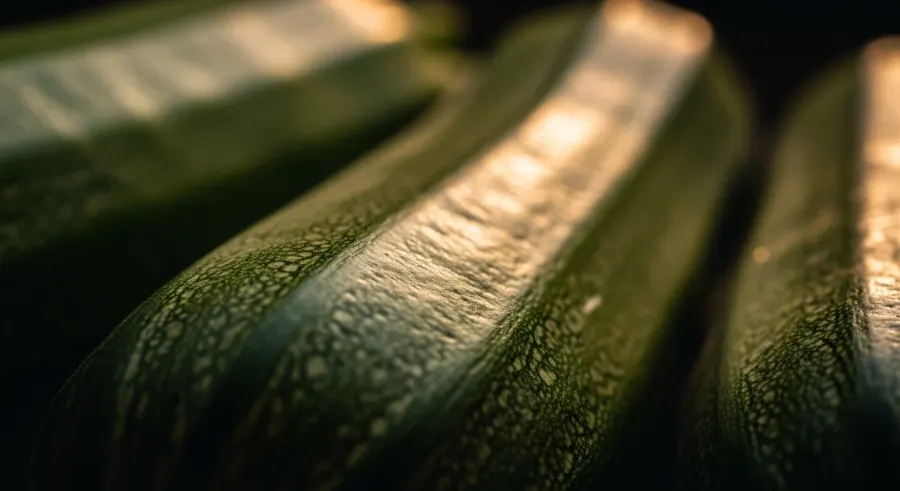 zucchini close-up detail