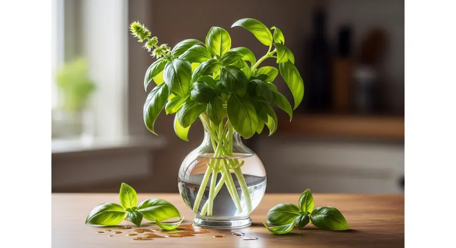 fresh basil — Treat It Like Cut Flowers