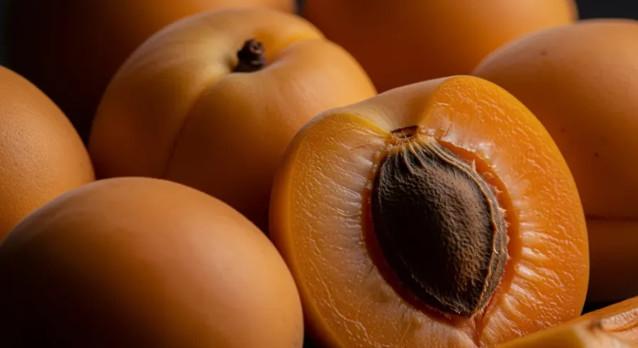 apricots close-up detail
