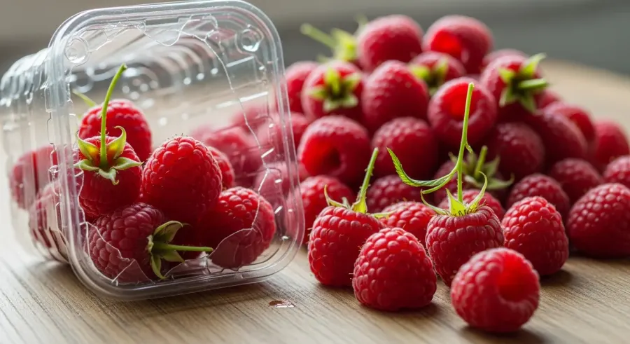 fresh raspberries — The Original Packaging Dilemma