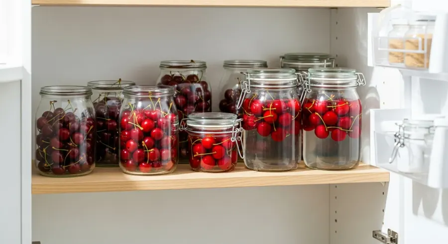 fresh sweet cherries properly stored