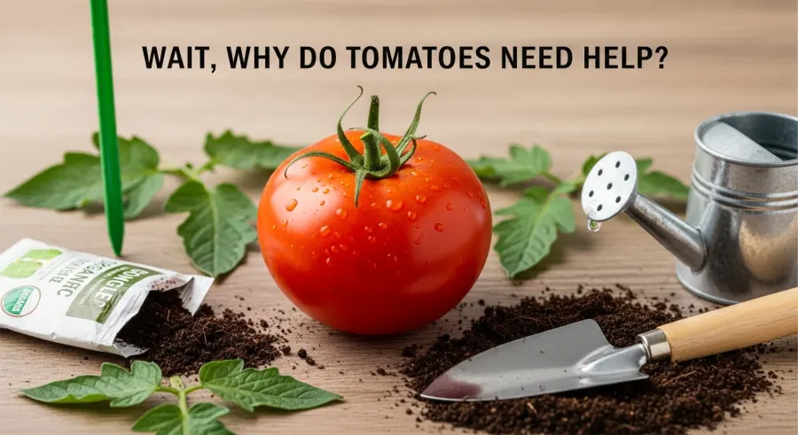 tomatoes — Wait, Why Do Tomatoes Need Help?