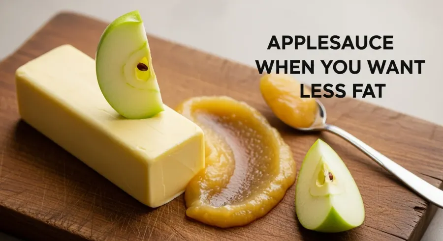 butter — Applesauce When You Want Less Fat