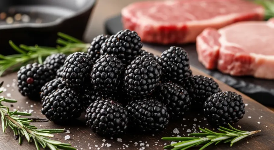 blackberries — Steaks, Pork Chops, and Beef