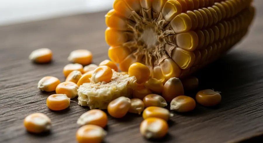 corn — The kernels aren't actually whole