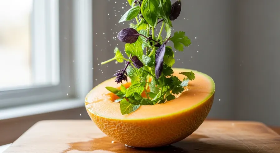 cantaloupe — Throwing Fresh Herbs Into The Mix