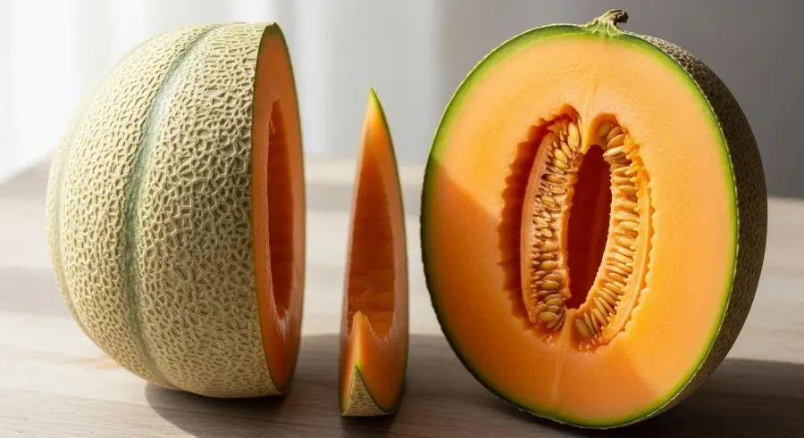 fresh cantaloupe — What about keeping halves?