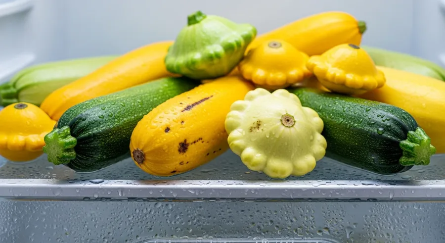 fresh summer squash — The Refrigerator Temperature Trap