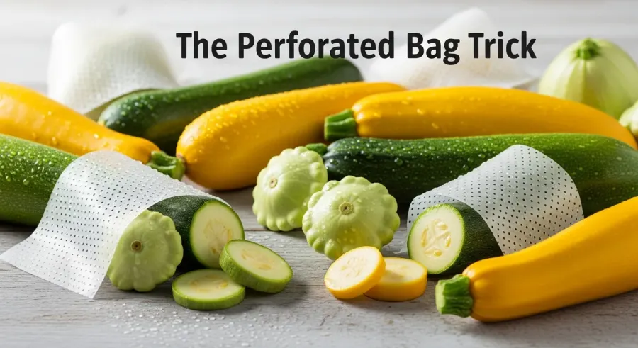 fresh summer squash — The Perforated Bag Trick