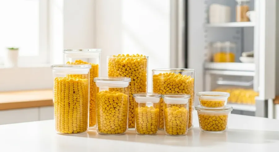 fresh sweet corn properly stored