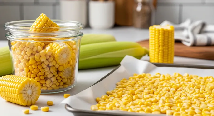 fresh sweet corn — Storing Corn That Is Already Shucked