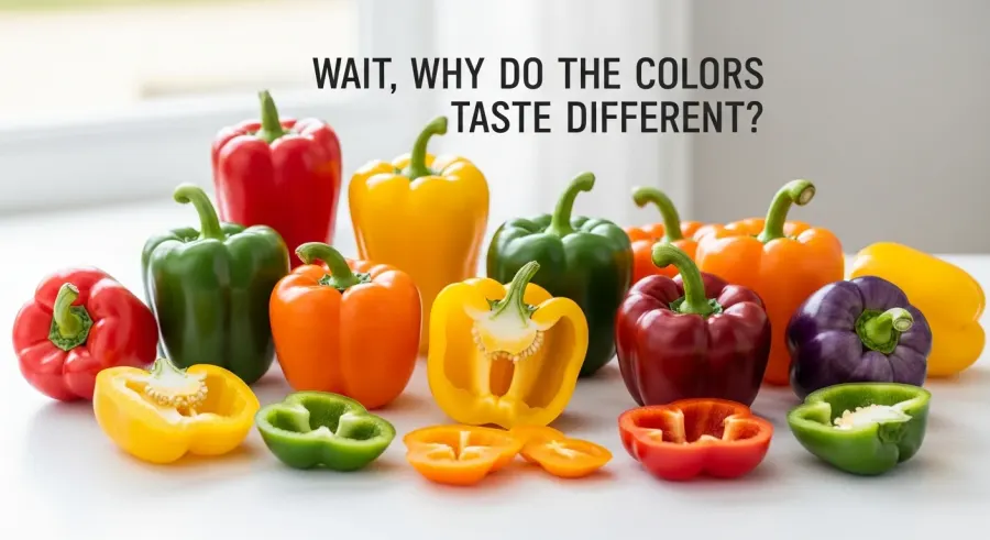 bell peppers — Wait, Why Do the Colors Taste Different?