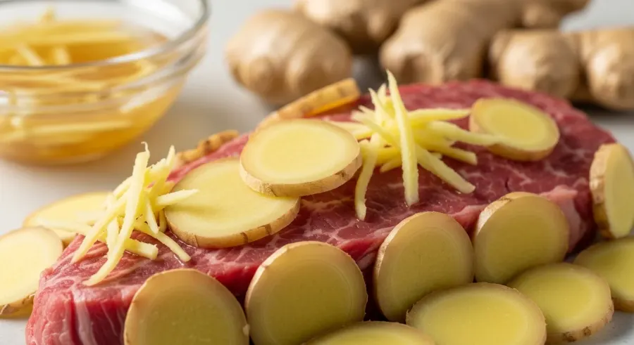 ginger — Why It Makes Beef So Tender