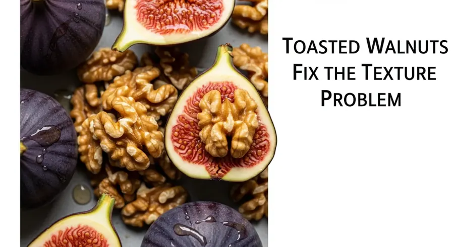 figs — Toasted Walnuts Fix the Texture Problem