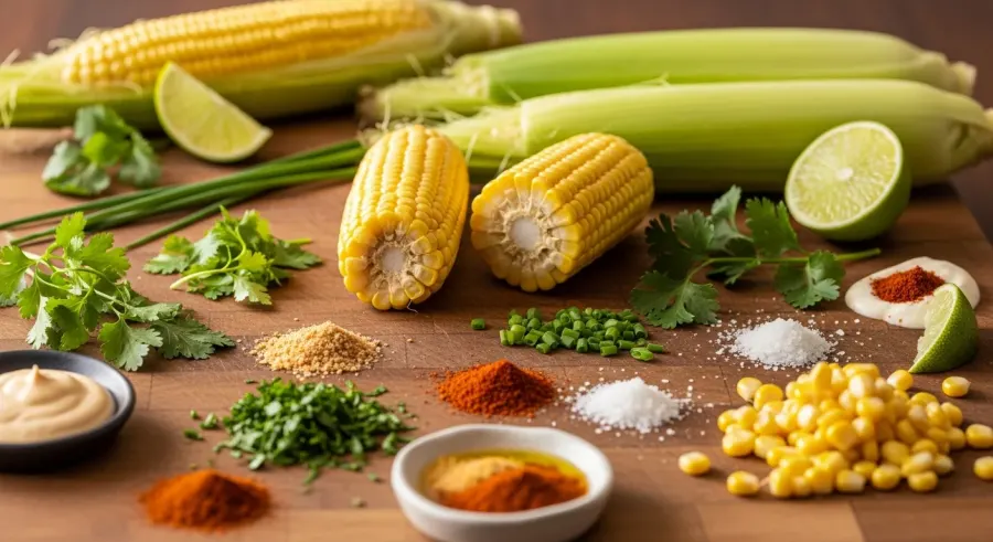 corn with complementary ingredients