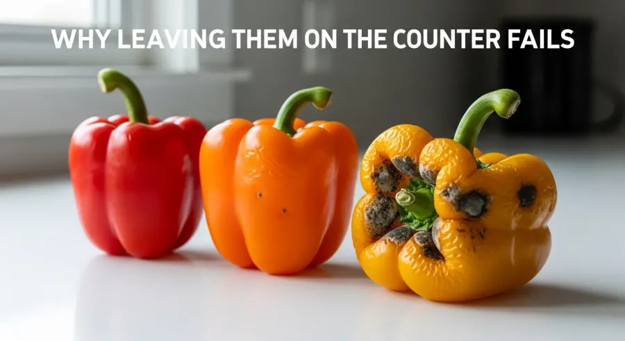 Bell Peppers — Why Leaving Them on the Counter Fails