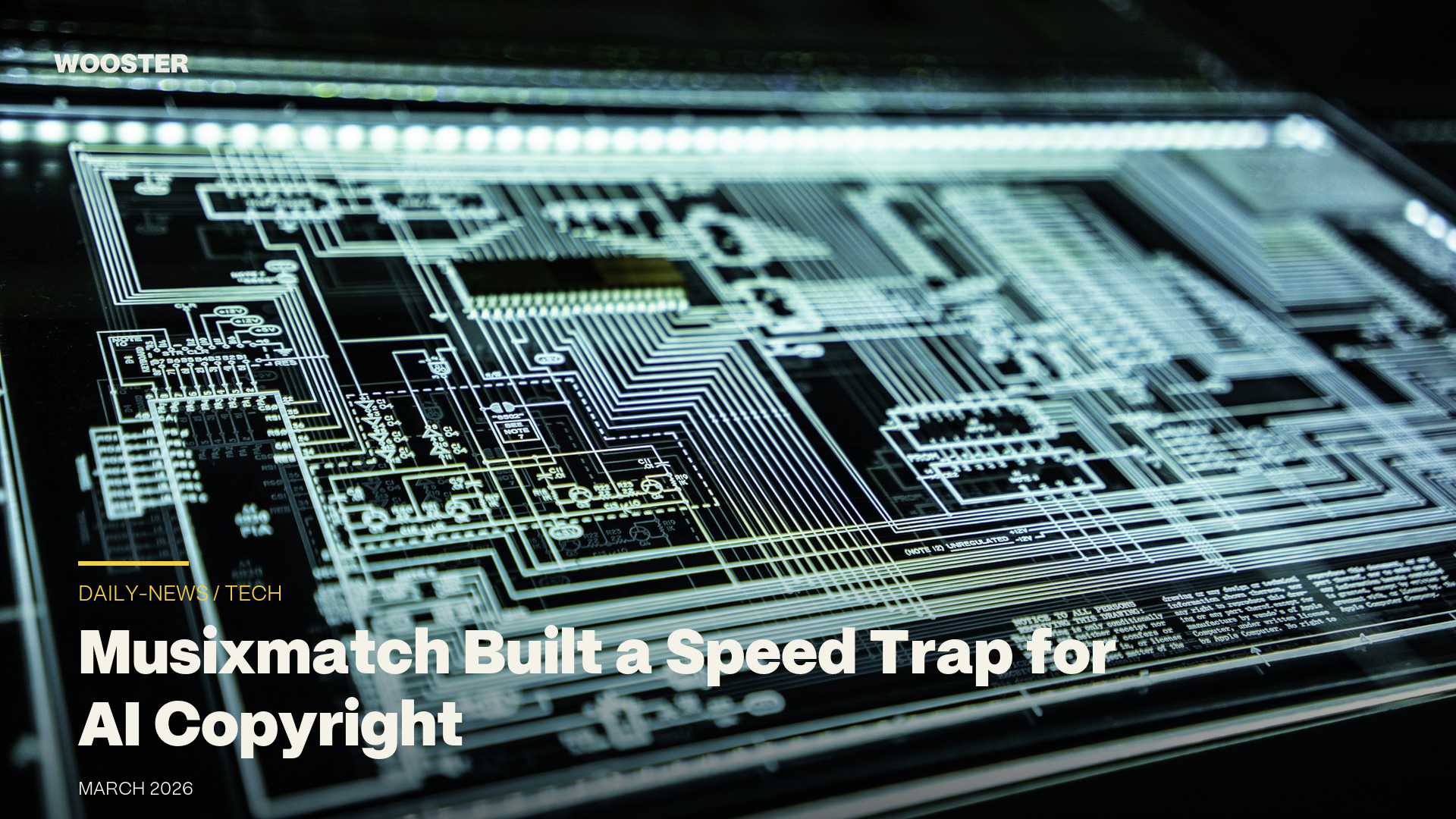 Musixmatch Built a Speed Trap for AI Copyright