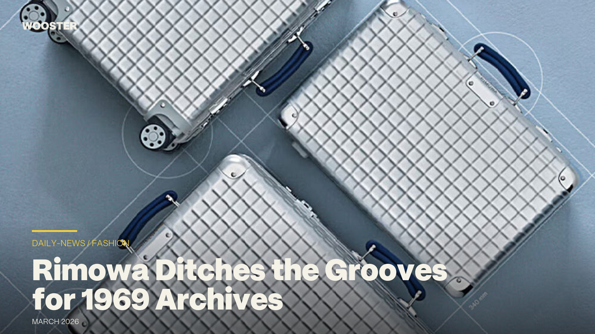 Rimowa Ditches the Grooves for 1969 Archives