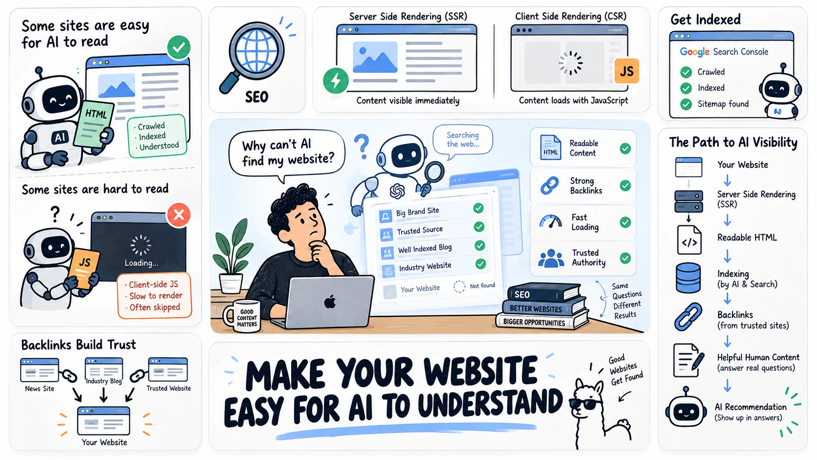 Why Can't AI Find My Website Content?