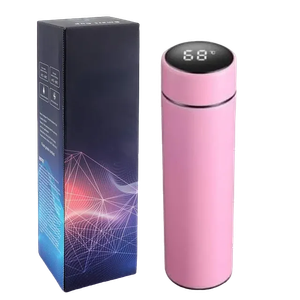 thermos bottle in pink color