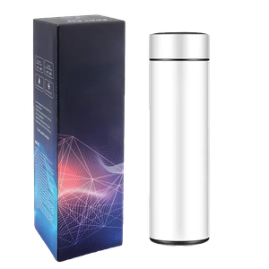 thermos bottle in white color