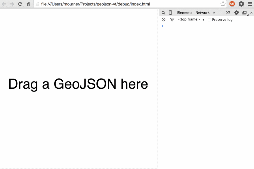 geojson-vt Screenshot