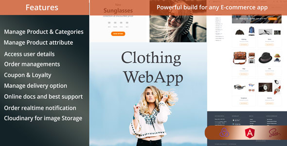 Clothing Web App | Online E-Commerce Shopping Website & Software with ...