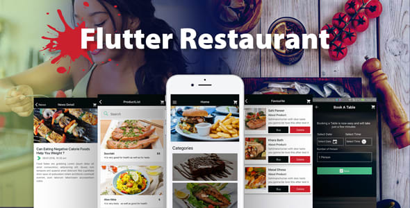 Flutter Restaruant Mobile App