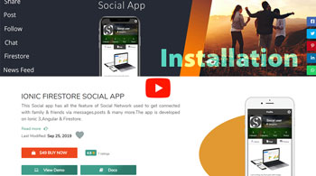 IONIC SOCIAL APP INSTALLATION GUIDE