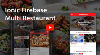 IONIC MULTIRESTAURANT APP FEATURES