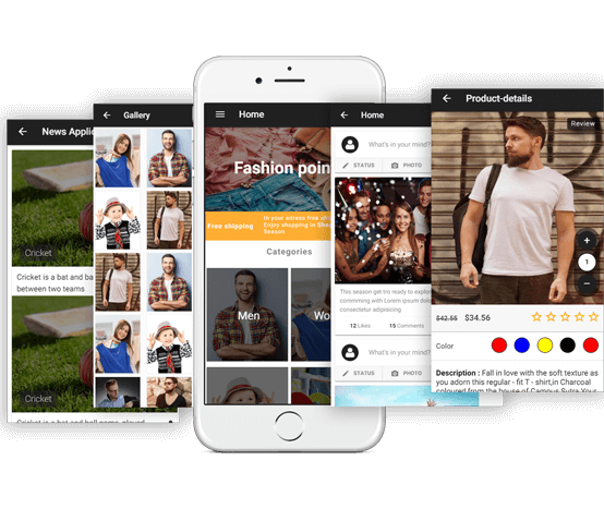 Ionic UI/UX Starter Features Ionic UI/UX Starter Features