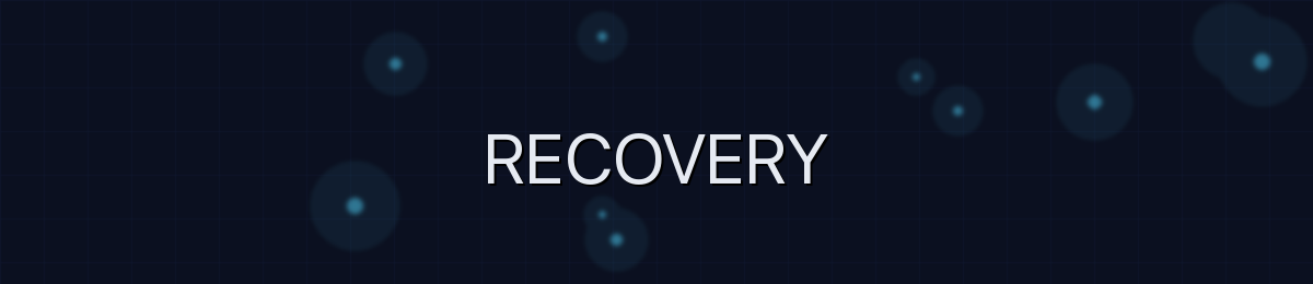 Recovery section banner