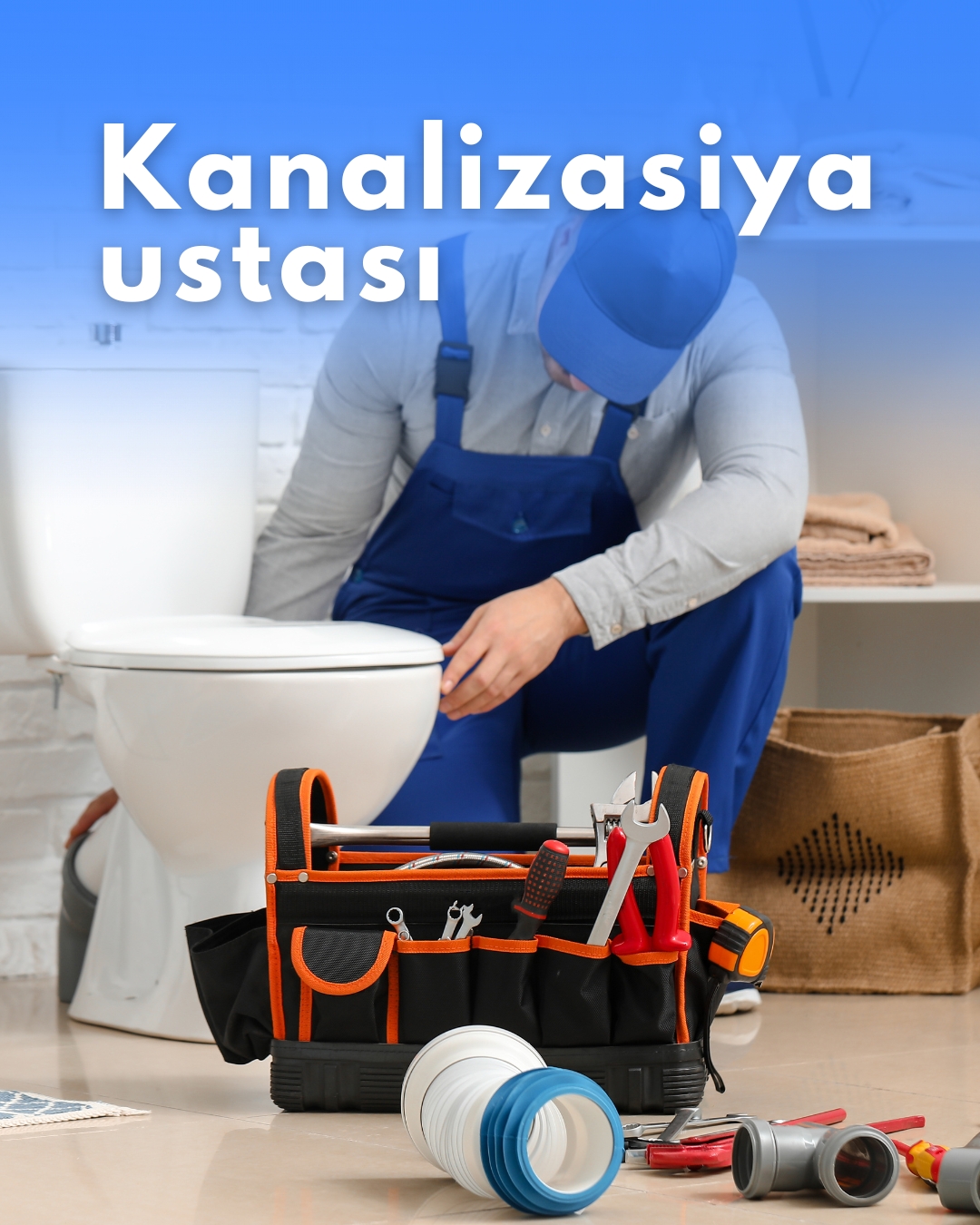 Kanalizasiya ustası — peşəkar xidmət Bakıda