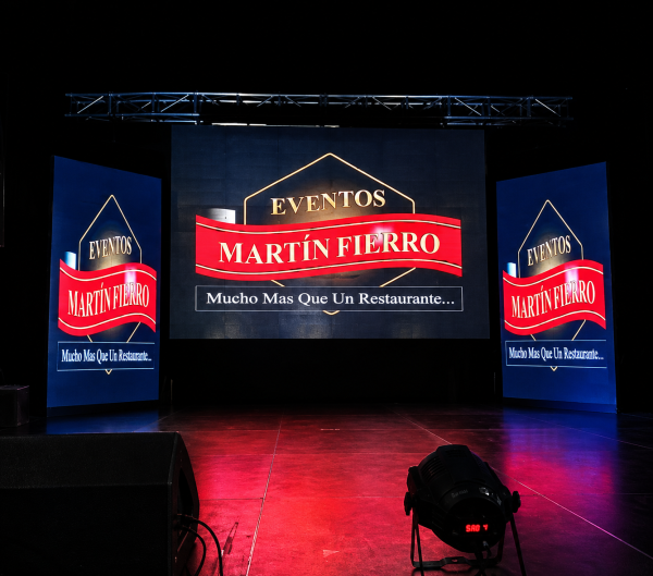 Evento - Pantallas led - Iluminación - Martin Fierro