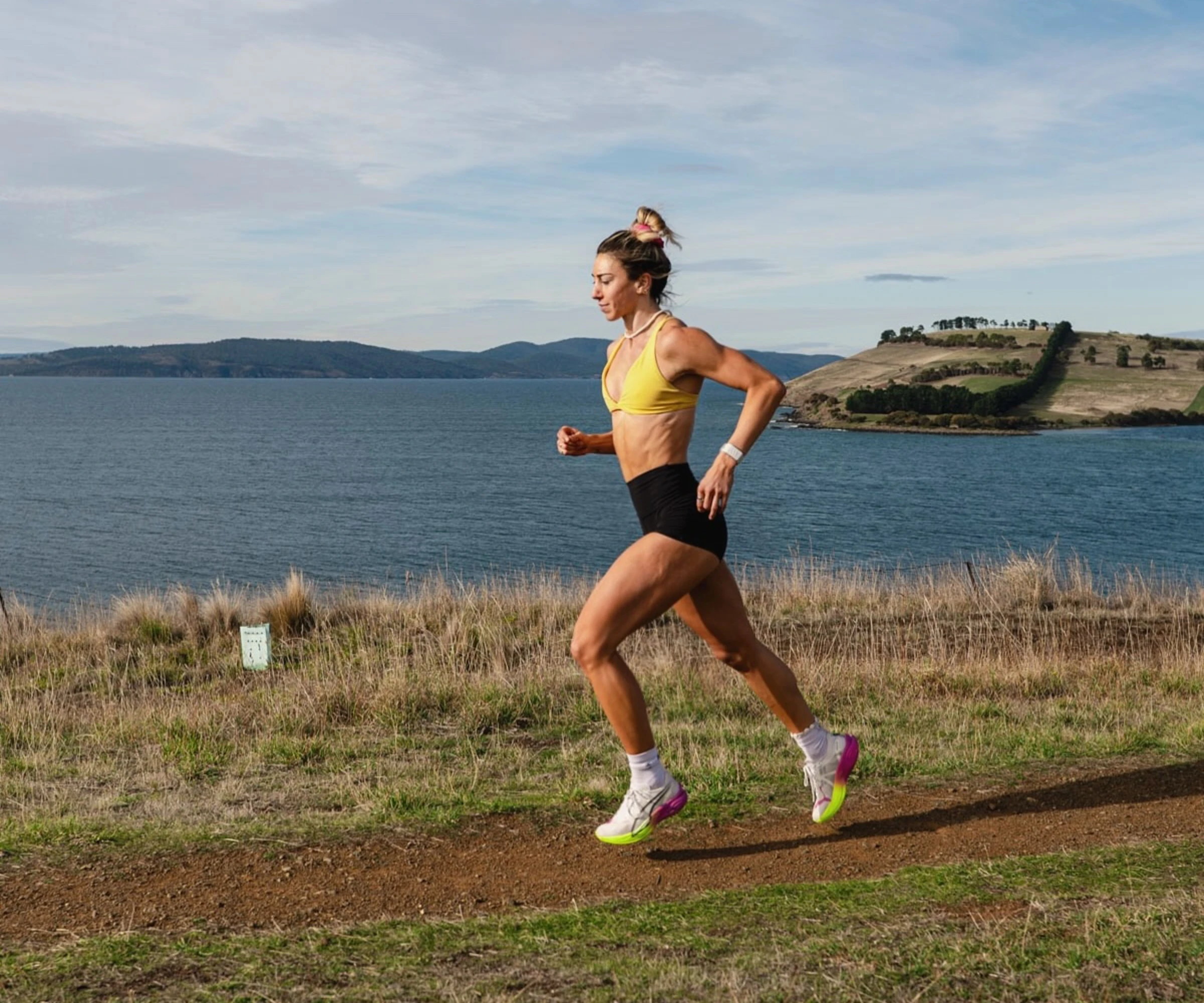 Nicola Macbeth out on a run