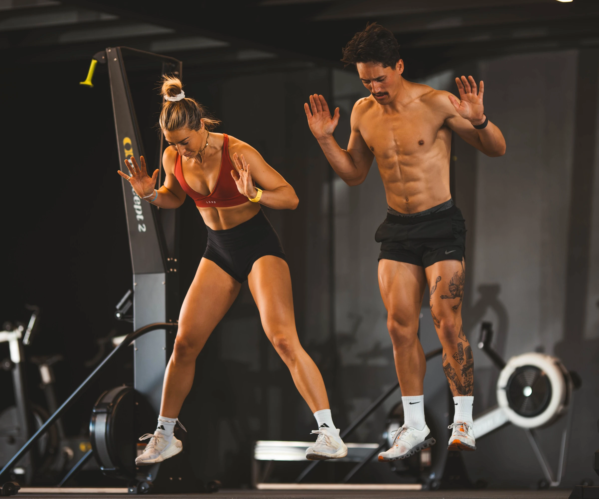 A Micro Workout Bodyweight exercises, like burpees, squats, push-ups, lunges, or planks 