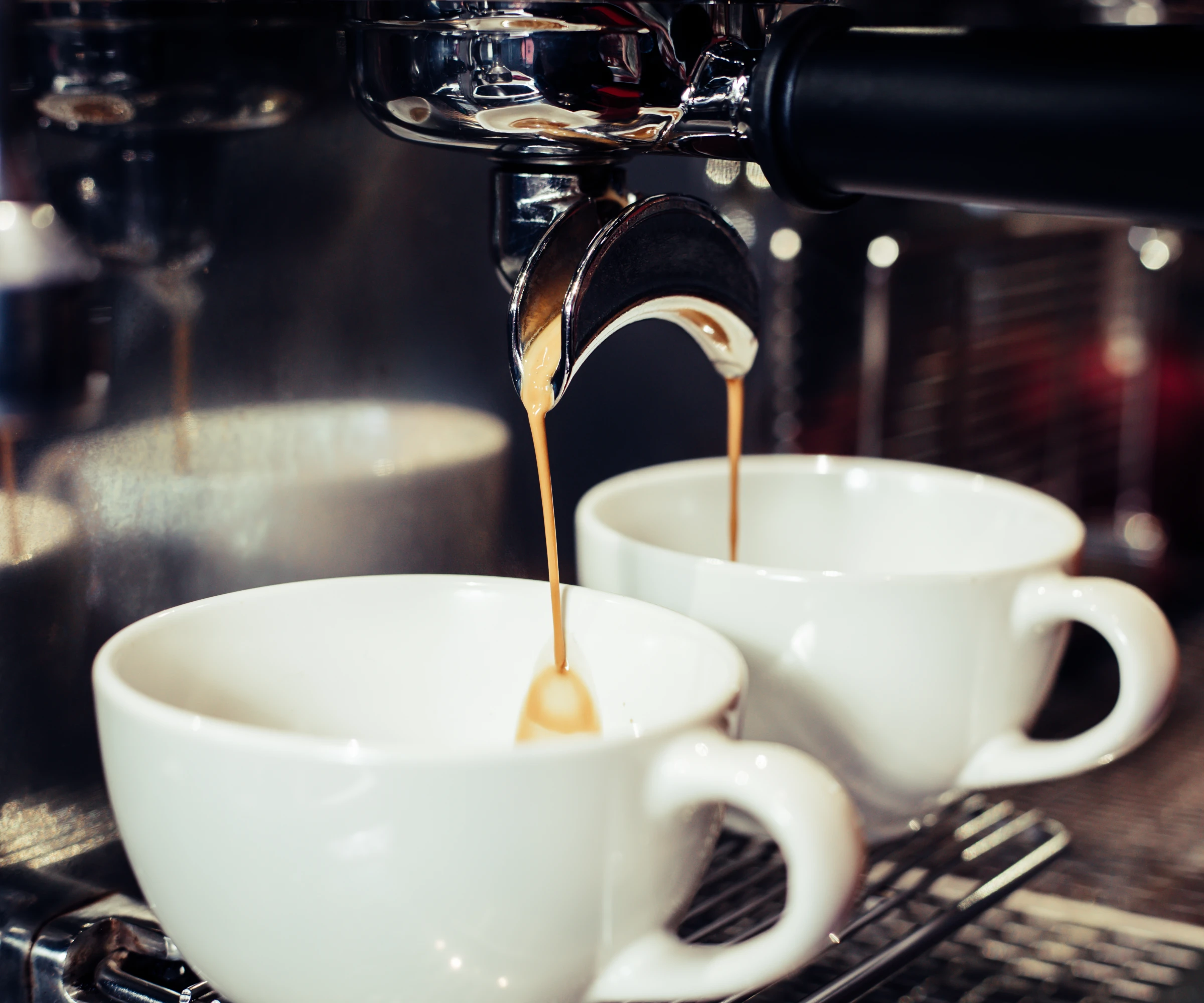 Making a coffee