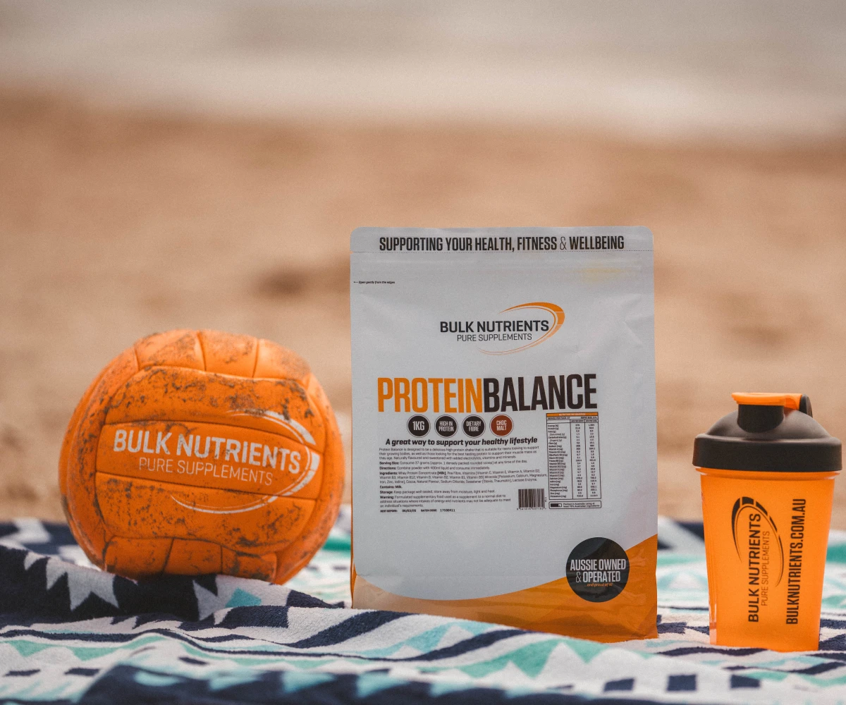 Bulk Nutrients Protein Balance with small shaker