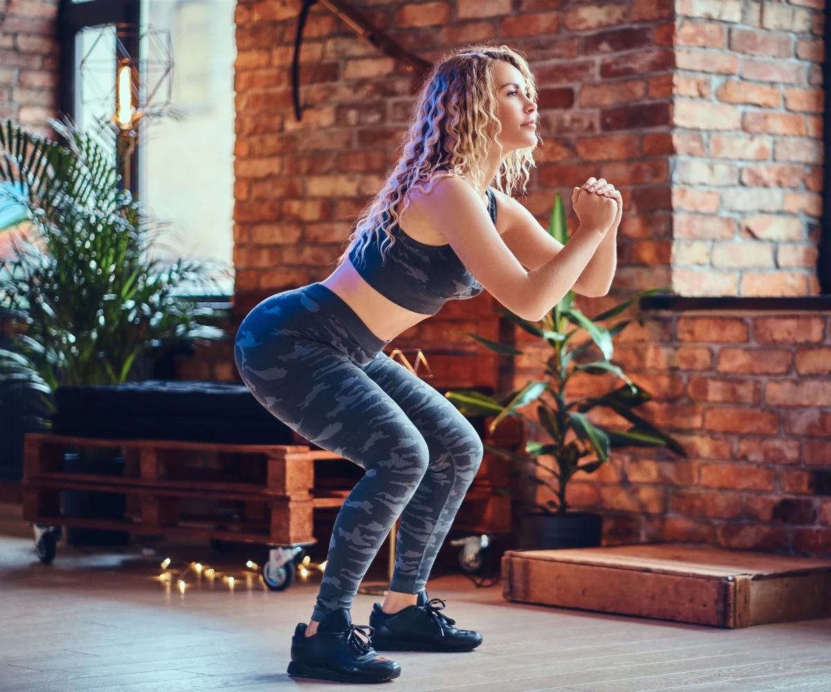 Squats are a great way to induce booty growth.