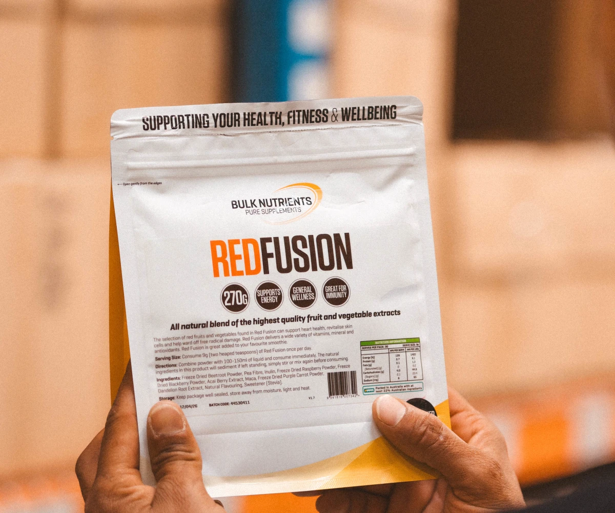 Our Red Fusion is packed with healthy goodies to help you get to and stay at your best.