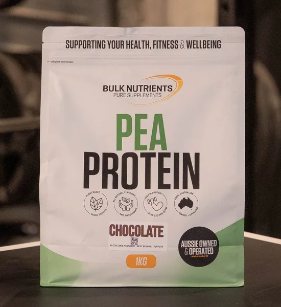 Bulk Nutrients' Pea Protein Isolate Powder offers a great plant based option for those after a dairy alternative