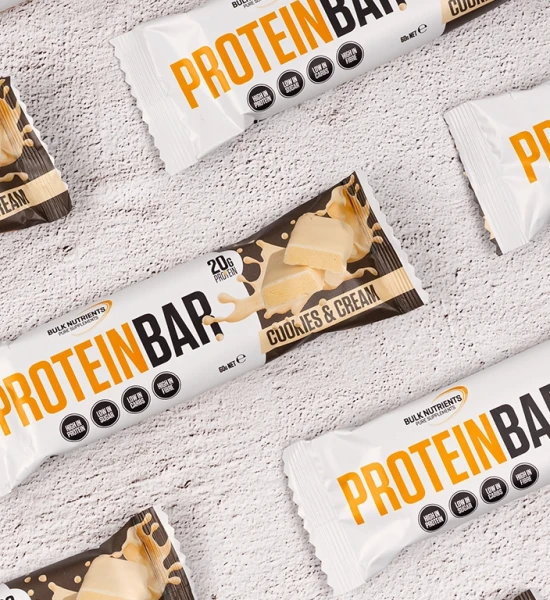 Bulk Nutrients Protein Bar 12 Pack Cookies & Cream