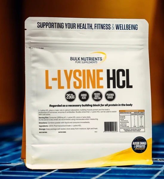 Bulk Nutrients' L-Lysine HCL is a popular choice when it comes to health playing a major role in many bodily functions.