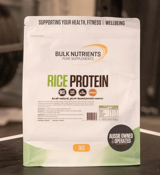 Discover the benefits of Bulk Nutrients' Organic Brown Rice Protein, which delivers a harmonious blend of amino acids and supports easy digestion.