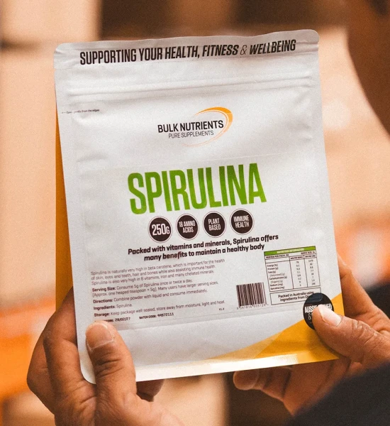 Bulk Nutrients' Spirulina packed with vitamins and minerals offers many benefits to maintain a healthy body