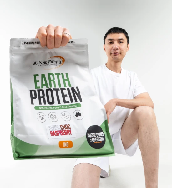 Bulk Nutrients Earth Protein White Choc Raspberry